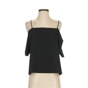 Alexander Wang Black Off-Shoulder Blouse
